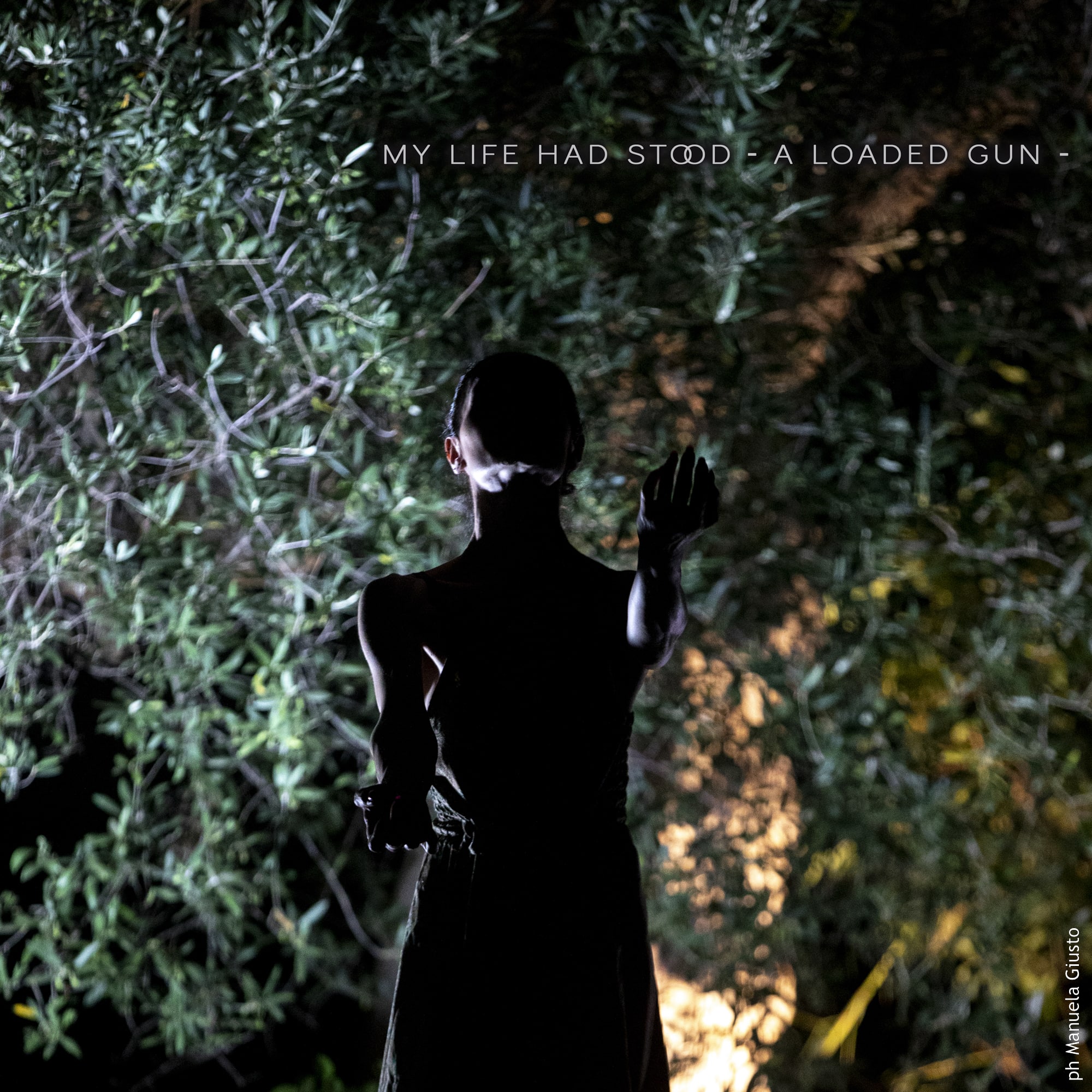 Album cover. It depicts a girl in shadow in front of a tree.